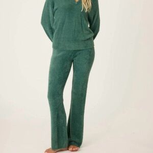 P.J. Salvage Fuzzy Green Pullover XS